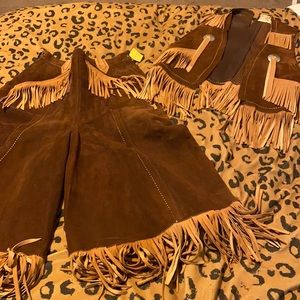 1970’s Suede cowgirl outfit